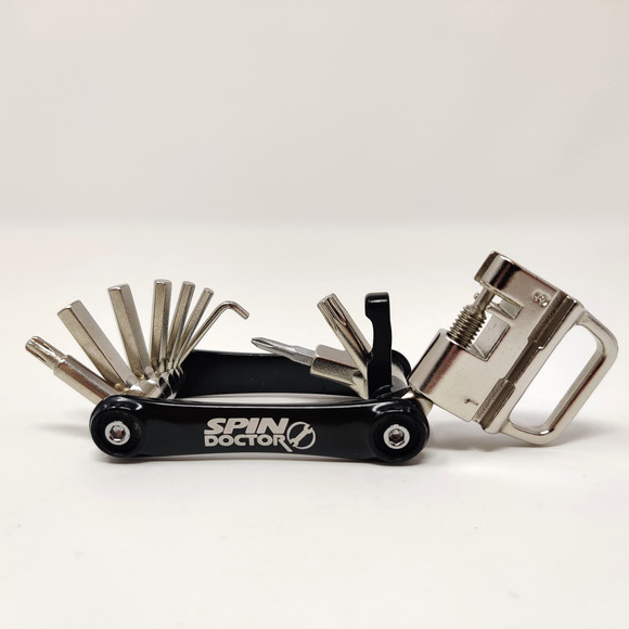 Spin Doctor Rescue 16 Multi-tool Cycling Mountain Road Bike + brake pad spacer - Picture 2 of 15